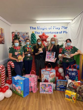 Crane and Staples Solicitors give toys to Lister Hospital