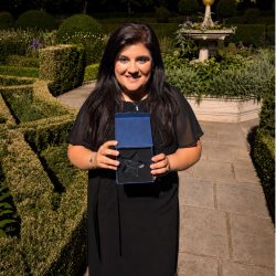Natasha Khakhar winning Hertfordshire Law Society Solicitor of the Year Award 2026
